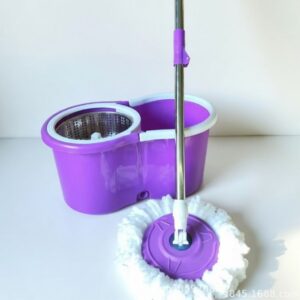 Mop Bucket Set  360° Spin Lazy  Mop for Cleaning Floor with Dual Mop Heads